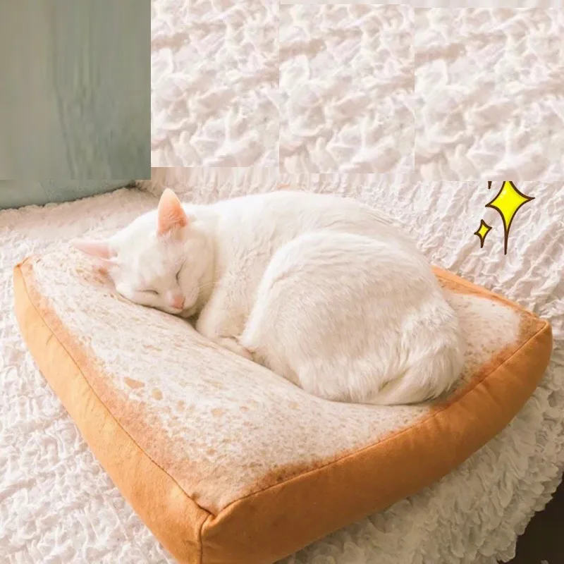 2018 New Design Bread Toast Cat Bed Mat Soft Fleece Puppy Cushion Detachable Wash Small Dog Bed For Chihuahua 37*37*6.5cm
2018 New Design Bread Toast Cat Bed Mat Soft Fleece Puppy Cushion Detachable Wash Small Dog Bed For Chihuahua 37*37*6.5cm