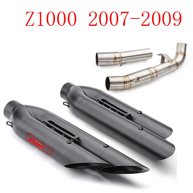 For KAWASAKI Z1000 2007 2008 2009 Motorcycle Exhaust System Slip On Middle Pipe Slip-On with Exhaust Muffler with left and right
For KAWASAKI Z1000 2007 2008 2009 Motorcycle Exhaust System Slip On Middle Pipe Slip-On with Exhaust Muffler with left and right
