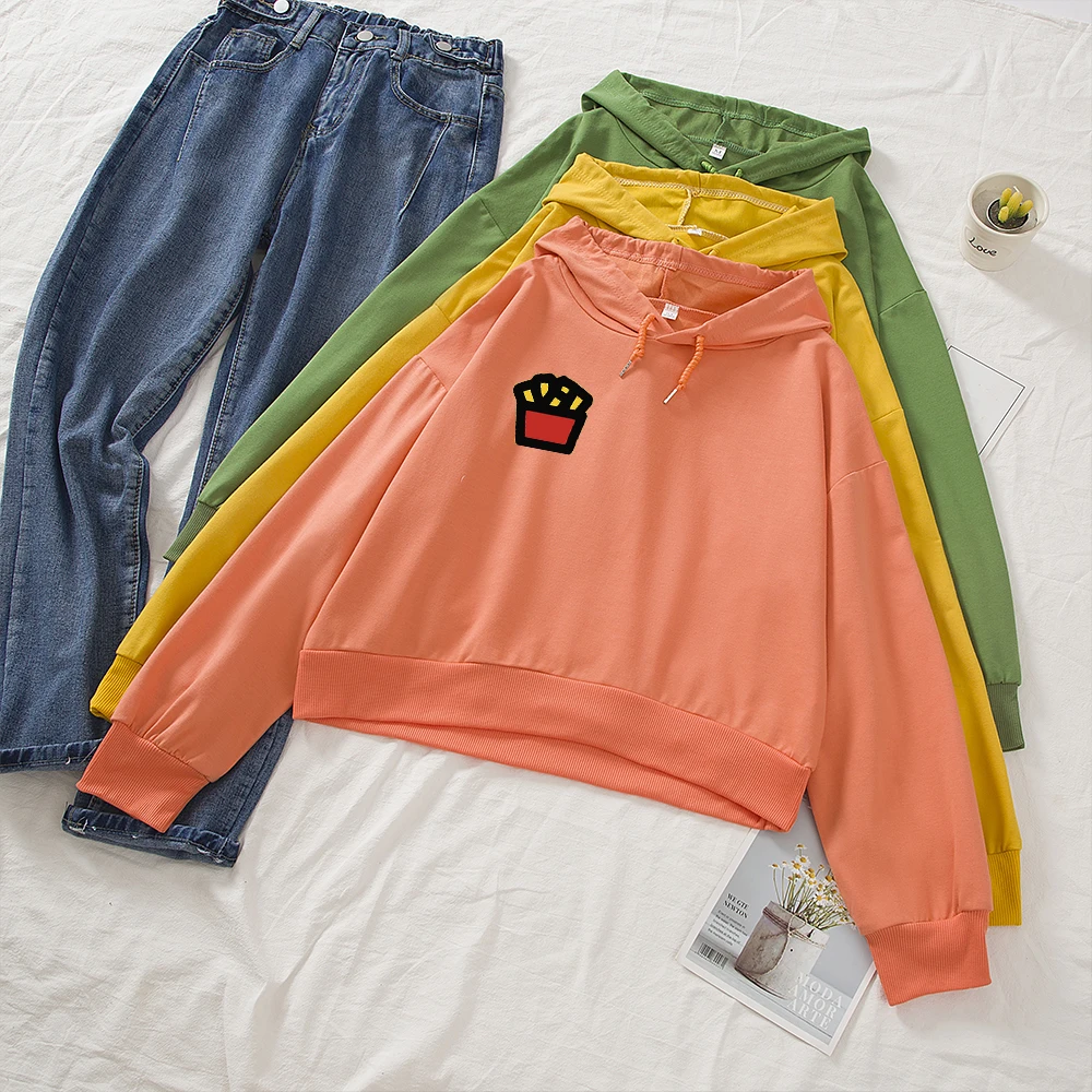Autumn Spring Women Hoodies Plus Size Cropped Sweatshirts Female Clothes Drawstring Loose Kpop Hoody Cotton Crop Top Coats
Autumn Spring Women Hoodies Plus Size Cropped Sweatshirts Female Clothes Drawstring Loose Kpop Hoody Cotton Crop Top Coats