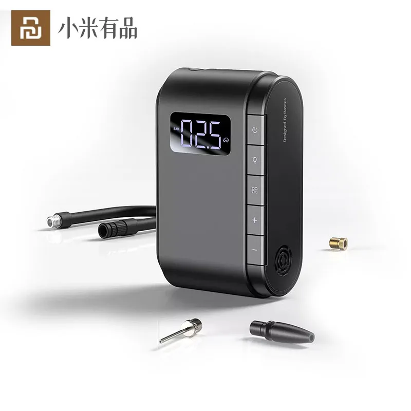 Youpin Car Tire Inflator Digital Display Inflator Pump Mini Wireless Inflator Tire Pressure Detection Dual-mode Inflator Bicycle
Youpin Car Tire Inflator Digital Display Inflator Pump Mini Wireless Inflator Tire Pressure Detection Dual-mode Inflator Bicycle