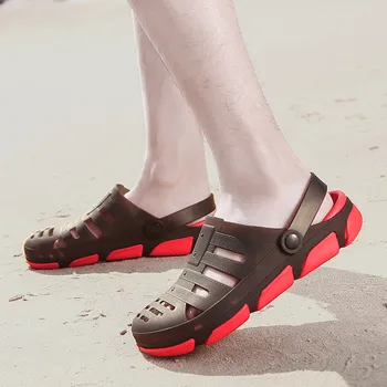 Mens Casual Flats Holes Light Weigh Slippers Beach Breathable Hole Non-slip Casual Shoes Flat Sandals Outdoor PVC Beach Slides
Mens Casual Flats Holes Light Weigh Slippers Beach Breathable Hole Non-slip Casual Shoes Flat Sandals Outdoor PVC Beach Slides