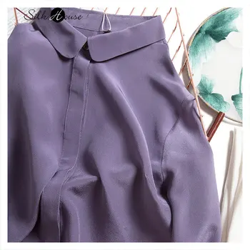 2020 Fashion High-End New Style Heavyweight Silk Shirt Women's Silk Purple Western Style Long-Sleeved Upper Garment Women
2020 Fashion High-End New Style Heavyweight Silk Shirt Women's Silk Purple Western Style Long-Sleeved Upper Garment Women
