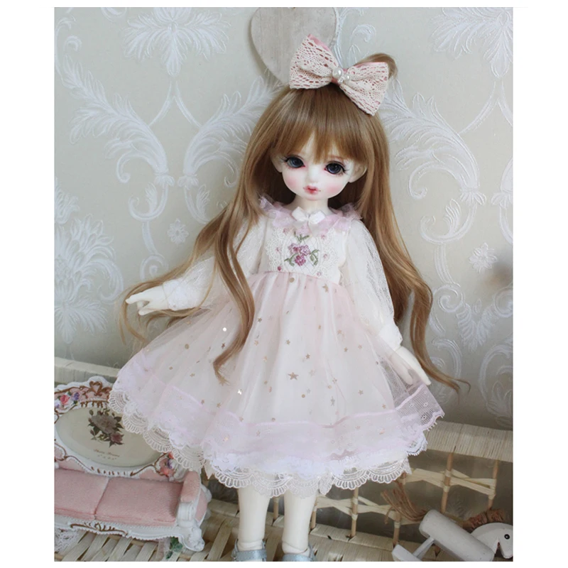 Фото Одежда для шарнирной куклы 1/6 красивое платье феи розового и синего цвета | Куклы (33018838415)