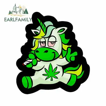 EARLFAMILY 13cm x 11.5cm for WEED UNICORN Motorcycle Car Stickers Vinyl Material Waterproof Sunscreen Decal Bumper Decoration
EARLFAMILY 13cm x 11.5cm for WEED UNICORN Motorcycle Car Stickers Vinyl Material Waterproof Sunscreen Decal Bumper Decoration