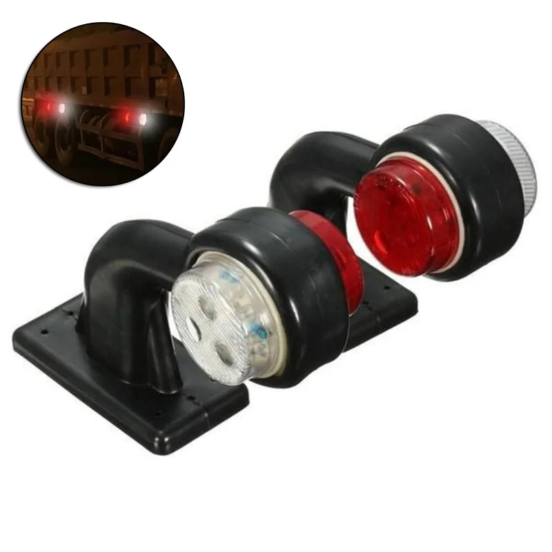 Trailer Truck 12V-24V 12-LED Red White Side Marking Headlights Lamp Durable Part
Trailer Truck 12V-24V 12-LED Red White Side Marking Headlights Lamp Durable Part
