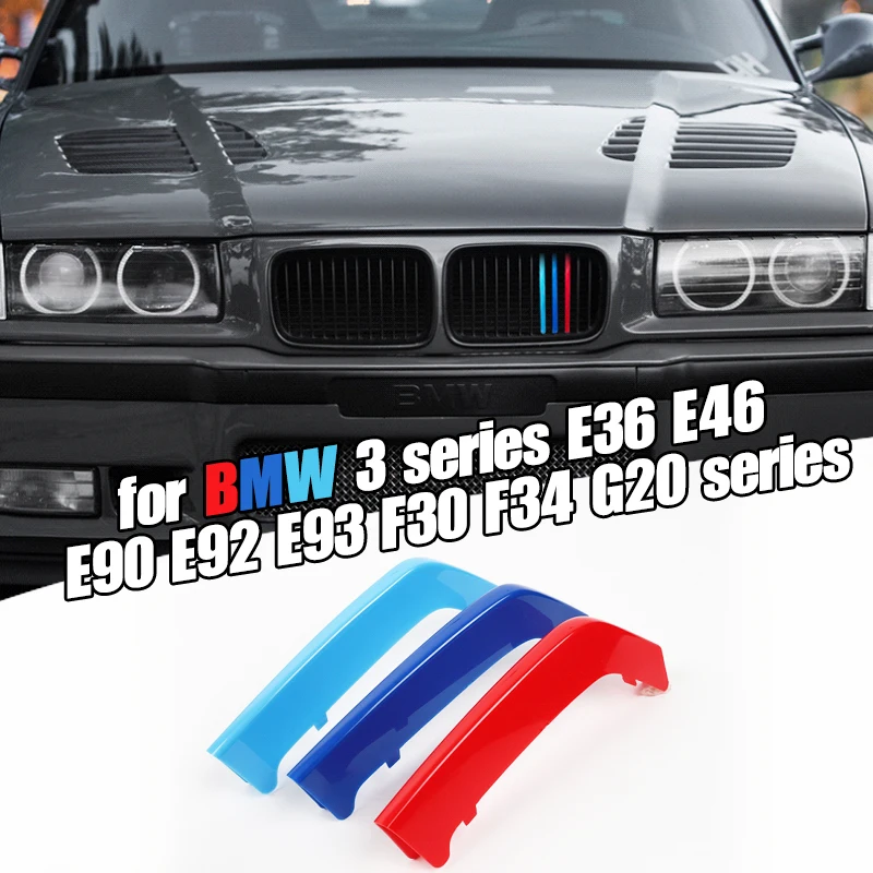 3pcs Car 3D M Styling Front Grille Trim Bumper Cover Strip Strips Stickers Cover for BMW 3 Series E36 1996-1998
3pcs Car 3D M Styling Front Grille Trim Bumper Cover Strip Strips Stickers Cover for BMW 3 Series E36 1996-1998