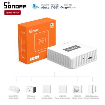 SONOFF Zigbee ZBBridge / SNZB-01 / SNZB-02 / SNZB-03 / SNZB-04 / BASICZBR3 Smart Home Device Work with Alexa Amazon Google Home
SONOFF Zigbee ZBBridge / SNZB-01 / SNZB-02 / SNZB-03 / SNZB-04 / BASICZBR3 Smart Home Device Work with Alexa Amazon Google Home