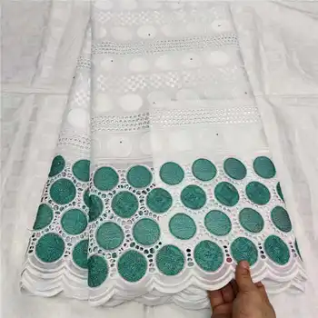Green New Arrival Cotton Lace Fabric Latest African Swiss Voile Lace For womem Party Dress 
Green New Arrival Cotton Lace Fabric Latest African Swiss Voile Lace For womem Party Dress