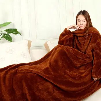 Microfiber Plush Coral Fleece Sherpa Blanket with Velvet Sleeves Multipurpose Flannel Blanket Fluffy Blanket for Adult Women Men
Microfiber Plush Coral Fleece Sherpa Blanket with Velvet Sleeves Multipurpose Flannel Blanket Fluffy Blanket for Adult Women Men