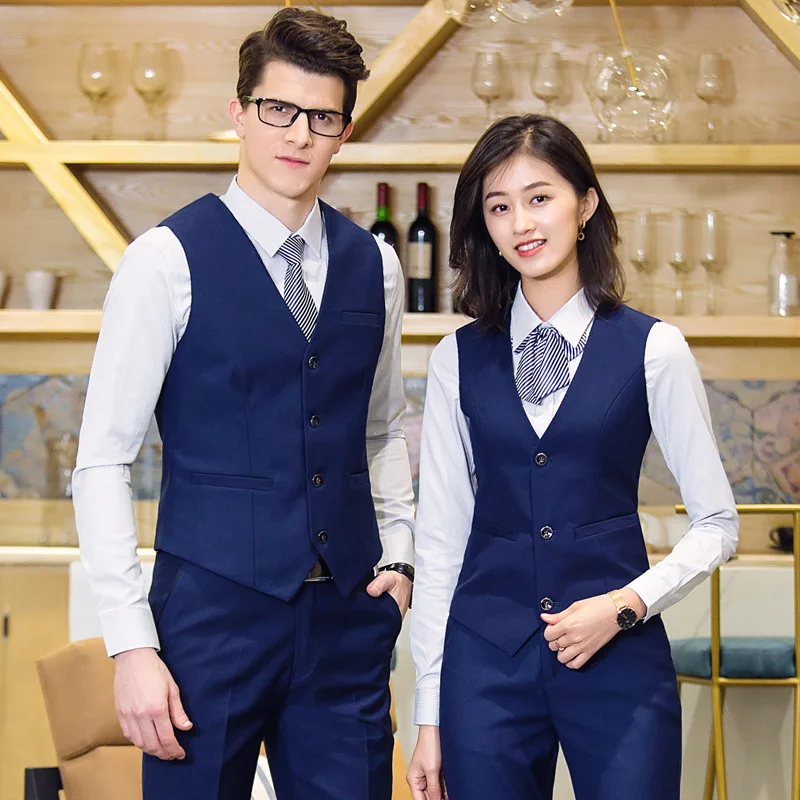 Wear Men And Women Celebrity Style Formal Wear Vest Spring And Autumn Workwear Bank Hotel Front Desk Manager Work Clothes Vest S
Wear Men And Women Celebrity Style Formal Wear Vest Spring And Autumn Workwear Bank Hotel Front Desk Manager Work Clothes Vest S