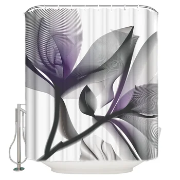 X-Ray Floral Pattern Shower Curtains Polyester Fabric Waterproof Bathroom Bath Curtain
X-Ray Floral Pattern Shower Curtains Polyester Fabric Waterproof Bathroom Bath Curtain