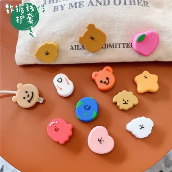 Funny Cute Charging Cable Protector Cover For Mobile Phone USB Cable Data line Fracture prevention Cartoon Bear Portable cases
Funny Cute Charging Cable Protector Cover For Mobile Phone USB Cable Data line Fracture prevention Cartoon Bear Portable cases