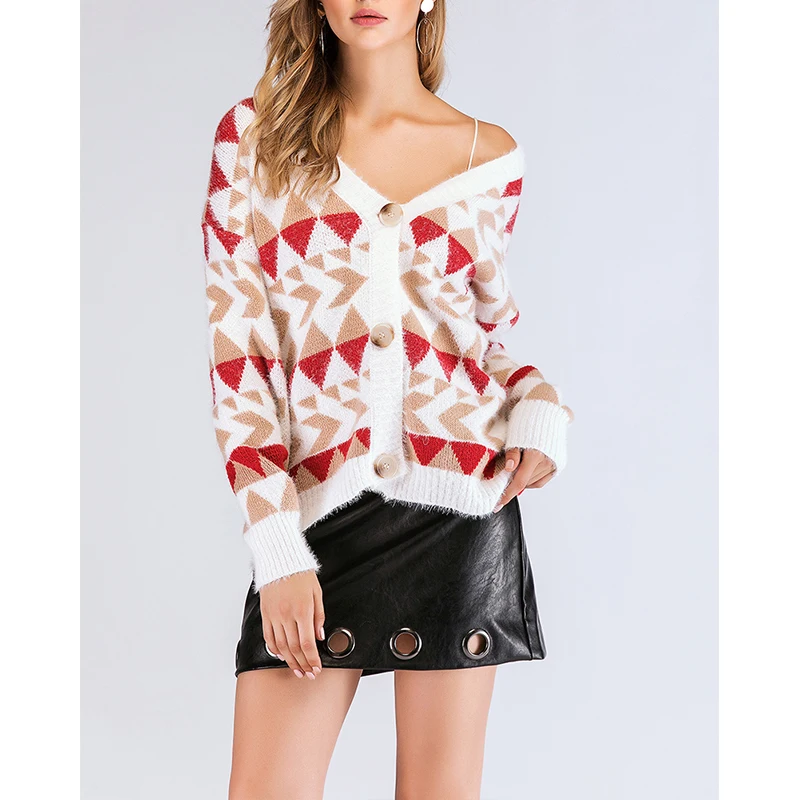 New Fashion Spring Autumn Knitted Sweater Woman Casual Loose Cardigans Female Long Sleeve V-neck Single Breasted Design Knitwear
New Fashion Spring Autumn Knitted Sweater Woman Casual Loose Cardigans Female Long Sleeve V-neck Single Breasted Design Knitwear