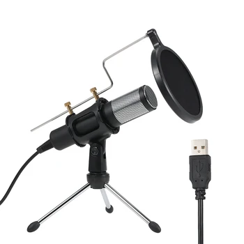 Professional Condenser Microphone USB Home Studio Recording Microphone with Mini Mic Stand Dual-layer Acousticfilter
Professional Condenser Microphone USB Home Studio Recording Microphone with Mini Mic Stand Dual-layer Acousticfilter