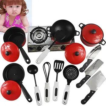 Mini Kitchen Children Cookware Pot Pan Kids Pretend Cook Play Toy Simulation Vegetables Fruit Cooking Utensils Toys Set ZXH
Mini Kitchen Children Cookware Pot Pan Kids Pretend Cook Play Toy Simulation Vegetables Fruit Cooking Utensils Toys Set ZXH