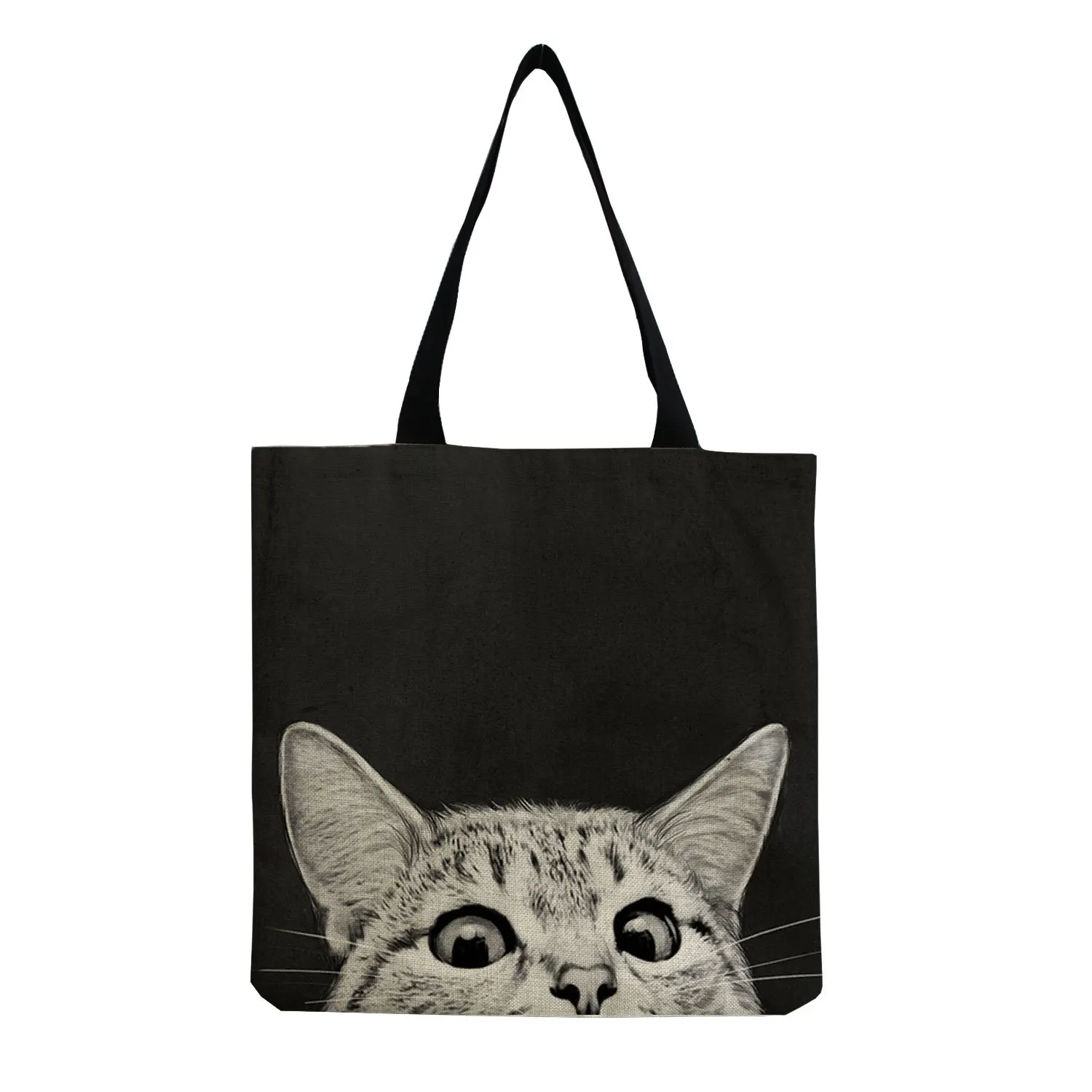 Cute Cat Print Fashion Tote Bag 6 H146fe334ec1f43889433bf48b113887c5