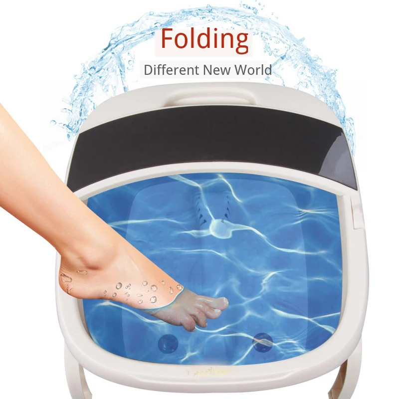 Automatic Heating Foot Massager For Spa Folding Multifunction Machine Foot Bath Relieve Fatigue Relief Tool Safe 220Vplug-in
Automatic Heating Foot Massager For Spa Folding Multifunction Machine Foot Bath Relieve Fatigue Relief Tool Safe 220Vplug-in
