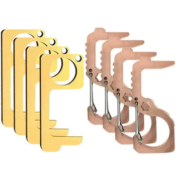 Practical Boutique 8 Piece Non-Contact Door Opener, Reusable Portable Brass Keychain,Elevator Button Pusher Tool
Practical Boutique 8 Piece Non-Contact Door Opener, Reusable Portable Brass Keychain,Elevator Button Pusher Tool