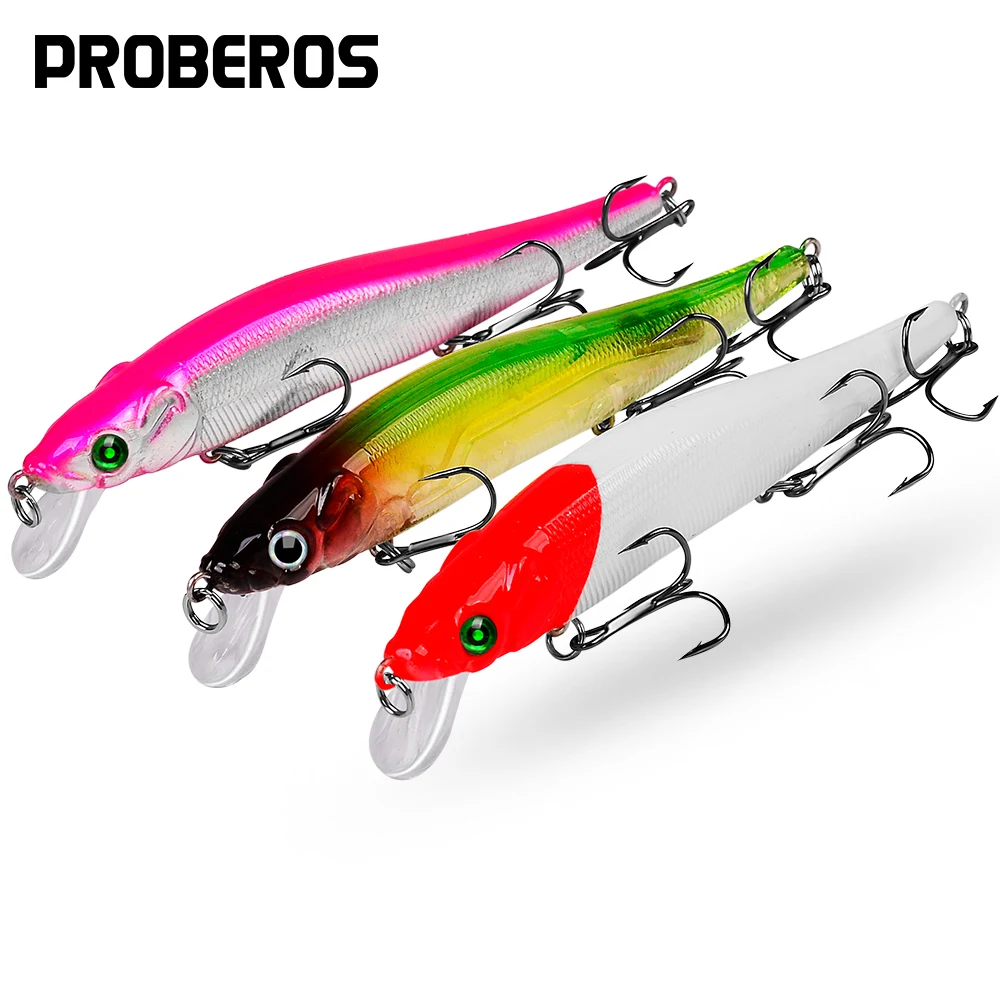 PROBEROS 6PCS Floating Fishing Lures 12cm-14.5g Topwater Minnow Baits Artificial Hard Crankbait Long Casting Swimbaits Pesca
PROBEROS 6PCS Floating Fishing Lures 12cm-14.5g Topwater Minnow Baits Artificial Hard Crankbait Long Casting Swimbaits Pesca