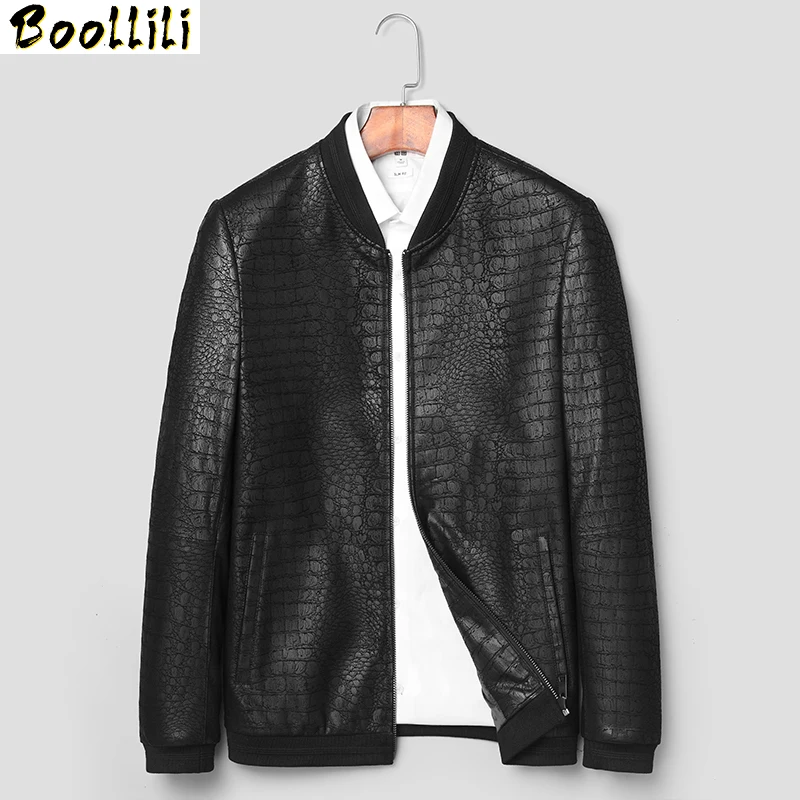 Boollili Men's Leather Jacket Sheepskin Coat Genuine Leather Jacket Men Spring Casual Bomber Veste Cuir Homme
Boollili Men's Leather Jacket Sheepskin Coat Genuine Leather Jacket Men Spring Casual Bomber Veste Cuir Homme