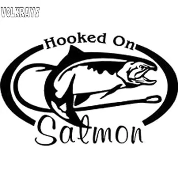Volkrays Creative Car Sticker Fishing Hooked on Salmon Coho Rod Reel Water Reflective Vinyl Decal Black/Sliver,9cm*15cm
Volkrays Creative Car Sticker Fishing Hooked on Salmon Coho Rod Reel Water Reflective Vinyl Decal Black/Sliver,9cm*15cm