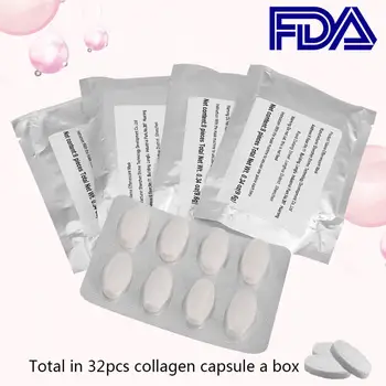 32Pcs Skin Whitening Lightening Collagen Capsule for Face Mask Fresh Fruit Machine Use Moisturization Collagen Peptide Tablets
32Pcs Skin Whitening Lightening Collagen Capsule for Face Mask Fresh Fruit Machine Use Moisturization Collagen Peptide Tablets