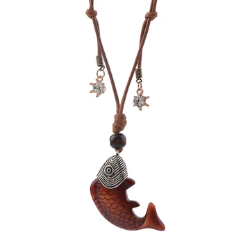 Upmarket Vintage Delicate ornament alloy resin fish Pendant Necklace Charms Rope Chain long Changeable Necklaces Crystal Jewelry
Upmarket Vintage Delicate ornament alloy resin fish Pendant Necklace Charms Rope Chain long Changeable Necklaces Crystal Jewelry