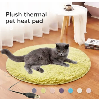 Leak-proof Cat Dog Heating Pad Pet Electric Heater Blanket Plush Mat Bed Warm Carpet USB Animals Bed Heater Mat Pad 40cm
Leak-proof Cat Dog Heating Pad Pet Electric Heater Blanket Plush Mat Bed Warm Carpet USB Animals Bed Heater Mat Pad 40cm