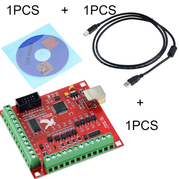 3PCS/SET 1PCS MACH3 Breakout board +1PCS USB Wire+1PCS CD CNC USB 100Khz 4 axis interface driver motion controller driver board 
3PCS/SET 1PCS MACH3 Breakout board +1PCS USB Wire+1PCS CD CNC USB 100Khz 4 axis interface driver motion controller driver board