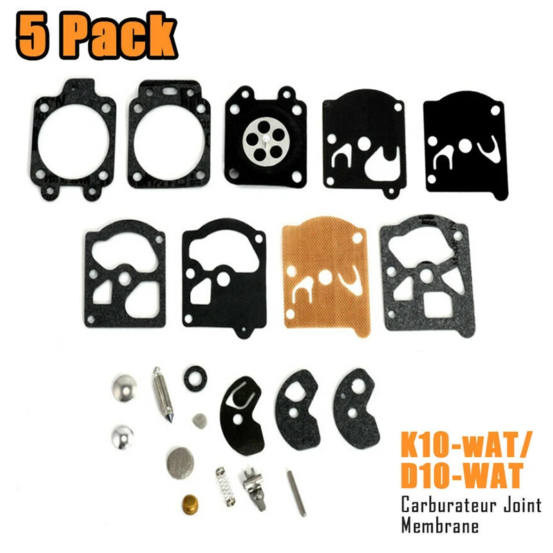 5 Pack Repair Kit Carburetor Diaphragm Seal For Walbro Power Tool Accessories Parts Set Garden Supplies Diaphragm Repair Kit
5 Pack Repair Kit Carburetor Diaphragm Seal For Walbro Power Tool Accessories Parts Set Garden Supplies Diaphragm Repair Kit