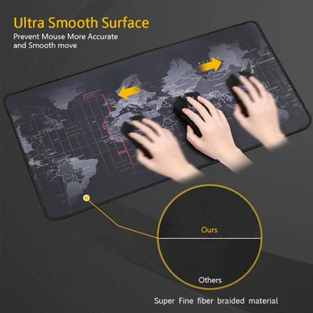 Gaming Mouse Pad Large Mouse Pad Gamer Big Mouse Mat Computer Mousepad World Map Natural Rubber Mause Pad Keyboard Desk Mat Game
Gaming Mouse Pad Large Mouse Pad Gamer Big Mouse Mat Computer Mousepad World Map Natural Rubber Mause Pad Keyboard Desk Mat Game