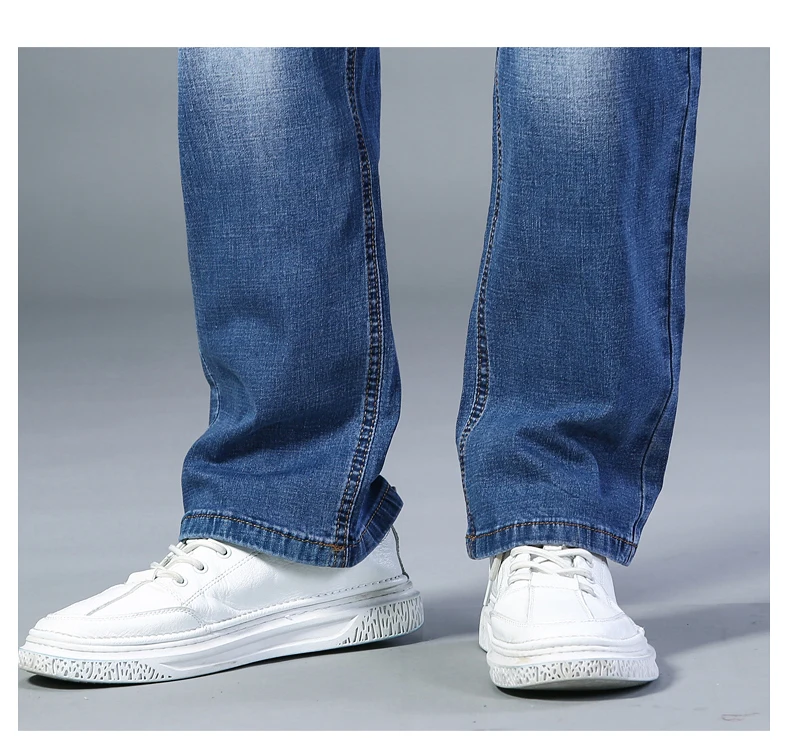 Mens Thin leg Loose Jeans Classic Mens Thin leg Loose Jeans Classic