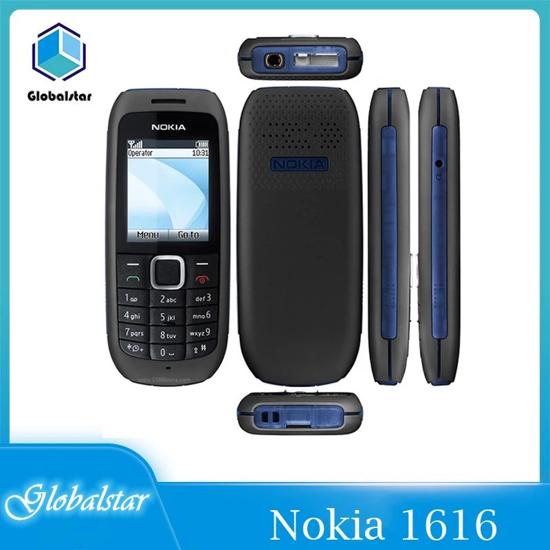 Мобильный телефон Nokia 1616 Восстановленный оригинальный GSM разблокированный