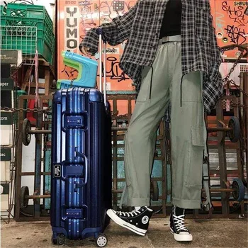 Autumn Korean version Women Army Cargo Pants Unisex Chic Sashes Trousers BF Joggers High waist overalls loose casual Pants
Autumn Korean version Women Army Cargo Pants Unisex Chic Sashes Trousers BF Joggers High waist overalls loose casual Pants