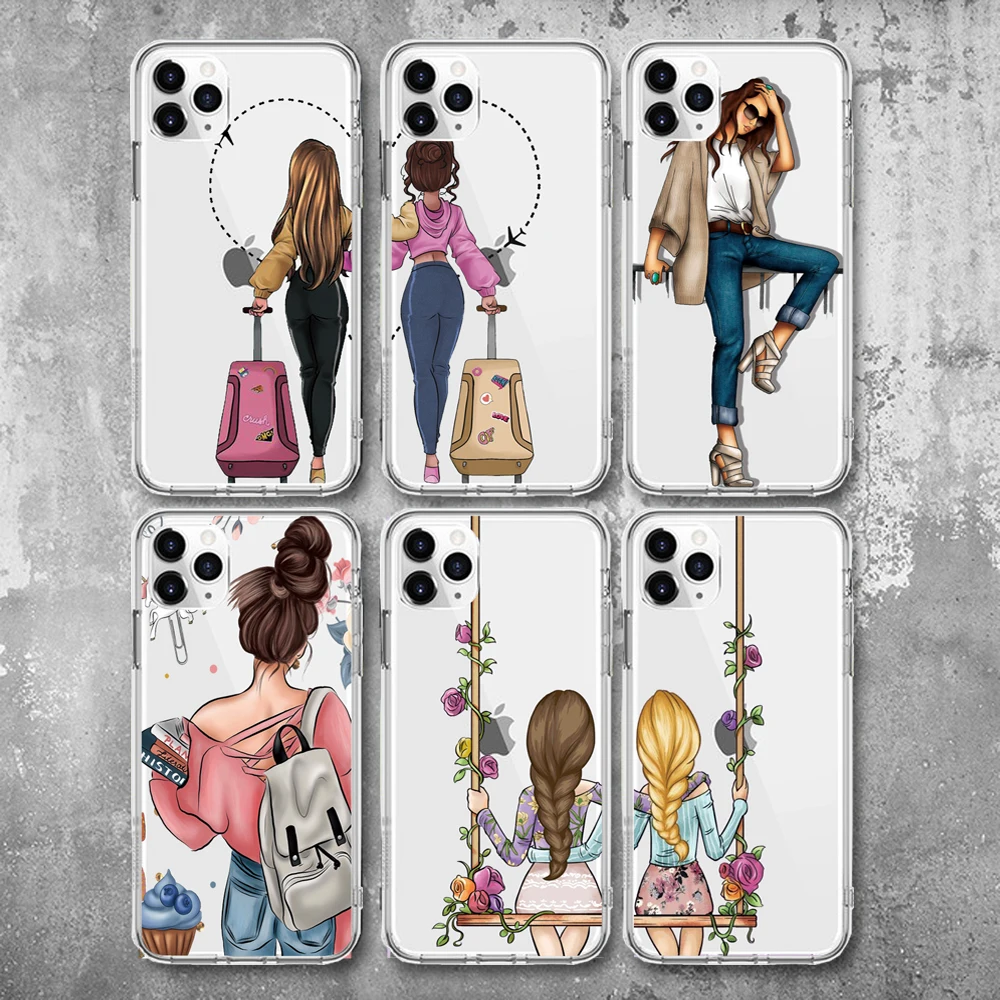 Soft TPU Phone Case For iPhone 11 Pro Max X 6 6S 7 8 Plus X XR XS MAX 5 5S SE Cases Back Cover Coque Pretty Girl Best Friends
Soft TPU Phone Case For iPhone 11 Pro Max X 6 6S 7 8 Plus X XR XS MAX 5 5S SE Cases Back Cover Coque Pretty Girl Best Friends