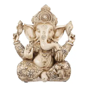 1 pc Elephant God Figurine Resin Hindu Desktop Luck and Wealth Sculpture Art Statue Ornament for Office Home
1 pc Elephant God Figurine Resin Hindu Desktop Luck and Wealth Sculpture Art Statue Ornament for Office Home