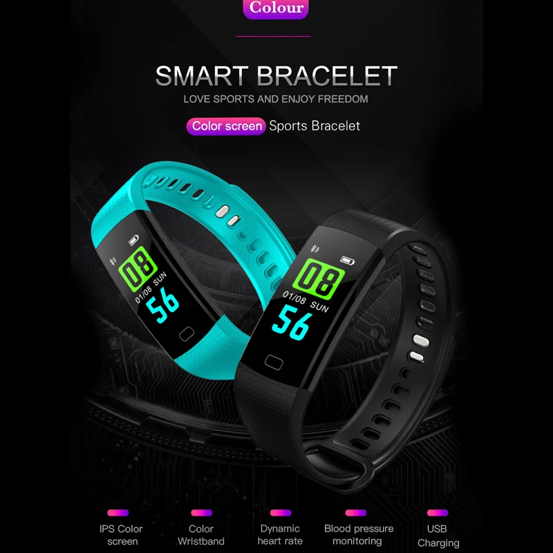 Smart Bracelet Heart Rate Monitor Smart Band Watch Fitness Bracelet Blood Pressure Fitness Tracker Sport Wristband For Women Men
Smart Bracelet Heart Rate Monitor Smart Band Watch Fitness Bracelet Blood Pressure Fitness Tracker Sport Wristband For Women Men