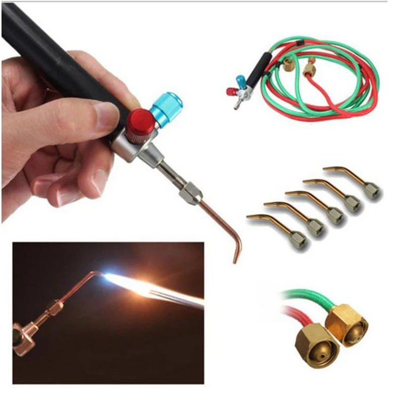 Mini Welding Torch Acetylene Propane Hydrogen Propylene MPP Gas for Steel Copper Gold SIiver Joint Melt Braze Solder Welding
Mini Welding Torch Acetylene Propane Hydrogen Propylene MPP Gas for Steel Copper Gold SIiver Joint Melt Braze Solder Welding