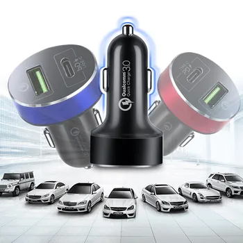 Universal Car Charger USB Fast Car Charger Power Type-C PD Car Charger QC3.0 Dual USB Car Charger 12-24V Adapter Car Styling
Universal Car Charger USB Fast Car Charger Power Type-C PD Car Charger QC3.0 Dual USB Car Charger 12-24V Adapter Car Styling