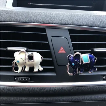 New HOT Alloy Elephant Drip Oil Diamonds Elephant Car Perfume Clip Air Freshener Car Air Outlet Personality Perfume Ornaments *
New HOT Alloy Elephant Drip Oil Diamonds Elephant Car Perfume Clip Air Freshener Car Air Outlet Personality Perfume Ornaments *