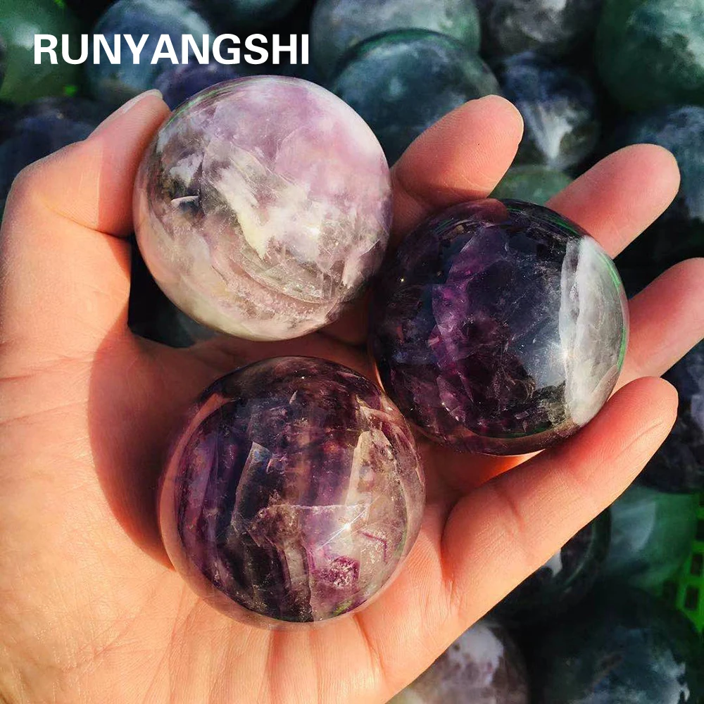 wholesale 1kg(2-4pcs)Natural Crystal sphere Rainbow Fluorite Crystal Ball 5-8CM Decorative ball ornament
wholesale 1kg(2-4pcs)Natural Crystal sphere Rainbow Fluorite Crystal Ball 5-8CM Decorative ball ornament
