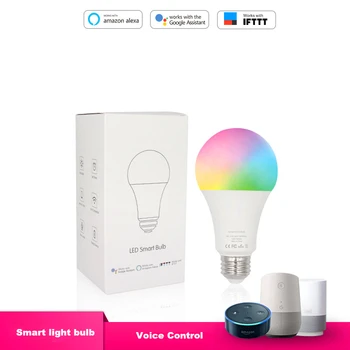 wifi smart bulb E27 smart house APP dimming support Alexa Google IFTTT smart speaker voice control 7.5W10W LED decorative lights
wifi smart bulb E27 smart house APP dimming support Alexa Google IFTTT smart speaker voice control 7.5W10W LED decorative lights