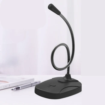 Flexible Omnidirectional Computer Mic 360° Adjustable Studio Speech Microphone USB Jack Gooseneck Wired Jack Plug for Laptop
Flexible Omnidirectional Computer Mic 360° Adjustable Studio Speech Microphone USB Jack Gooseneck Wired Jack Plug for Laptop