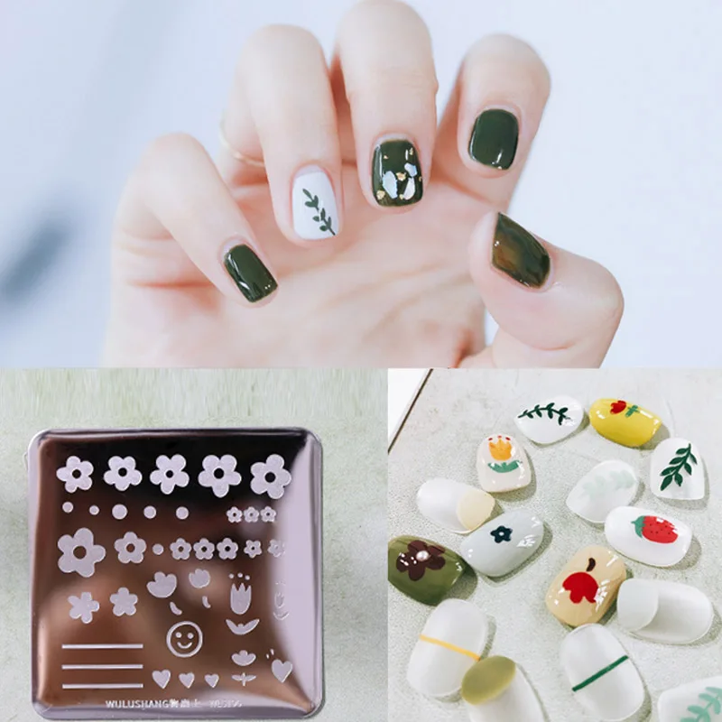 High Quality New Nail Stamping PlatesFlowers and smiles Pattern Nail Art Stamp Plate Image Templat
High Quality New Nail Stamping PlatesFlowers and smiles Pattern Nail Art Stamp Plate Image Templat