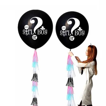 Black Balloon Gender Reveal Boy or Girl Gender Reveal Party Latex Balloons Baby Decorations 36Inch Confetti Balloon Supplies
Black Balloon Gender Reveal Boy or Girl Gender Reveal Party Latex Balloons Baby Decorations 36Inch Confetti Balloon Supplies