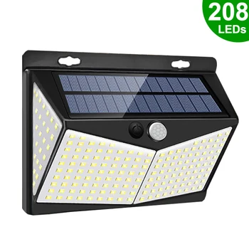 208 LEDs Highlight Solar Wall Motion Sensor LED Lights 3 Modes PIR Human Body Induction For Outdoor Garden Security
208 LEDs Highlight Solar Wall Motion Sensor LED Lights 3 Modes PIR Human Body Induction For Outdoor Garden Security