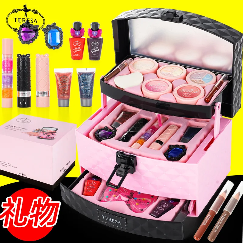 CHILDREN'S Makeup Kindergarten GIRL'S Play House Toys Small Girls Cosmetics Set Children's Day Performance Gift
CHILDREN'S Makeup Kindergarten GIRL'S Play House Toys Small Girls Cosmetics Set Children's Day Performance Gift