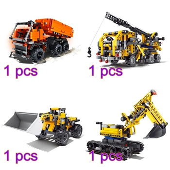MODIKER Moc Engineering Excavator Crane Forklift Truck Model Bricks Small Particle Building Blocks Vehicle 2020 New Arrival
MODIKER Moc Engineering Excavator Crane Forklift Truck Model Bricks Small Particle Building Blocks Vehicle 2020 New Arrival