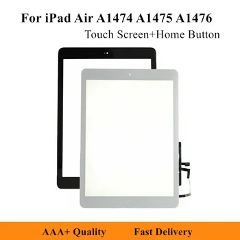 For iPad Air 1 iPad 5 A1474 A1475 A1476 LCD Outer Touch Screen Digitizer Front Glass Display Touch Panel Replacement With Button 
For iPad Air 1 iPad 5 A1474 A1475 A1476 LCD Outer Touch Screen Digitizer Front Glass Display Touch Panel Replacement With Button