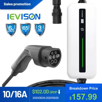 EVSE Type 2 Portable EV Charging Box Cable Switchable Current 10/16A 3.2KW CEE Electric Vehicle Car Charger IEC 62196-2 6.5m
EVSE Type 2 Portable EV Charging Box Cable Switchable Current 10/16A 3.2KW CEE Electric Vehicle Car Charger IEC 62196-2 6.5m